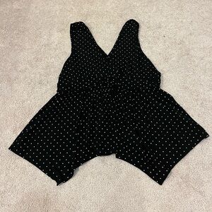 Torrid Polka Dot Tank Top with Handkerchief Hem